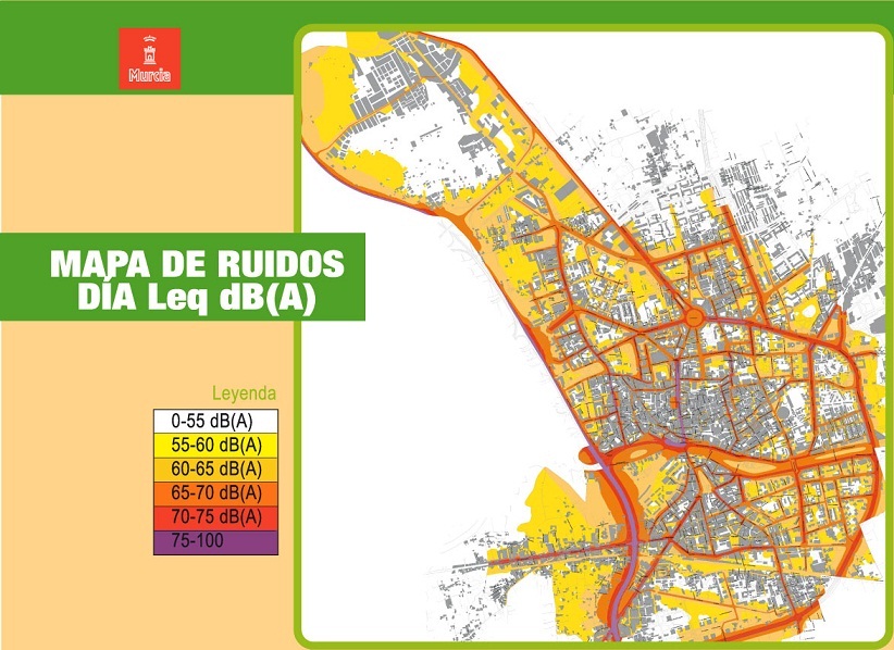 mapa acústico de Murcia