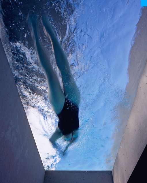 Vidrio para fondo de piscina